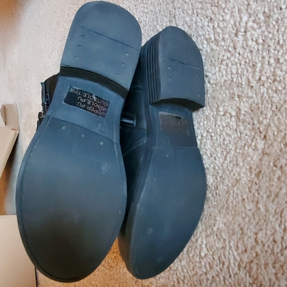 Womens black boots - Picture 5 of 8